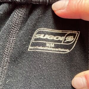 Sugoi Black & Charcoal Performance Leggings size M